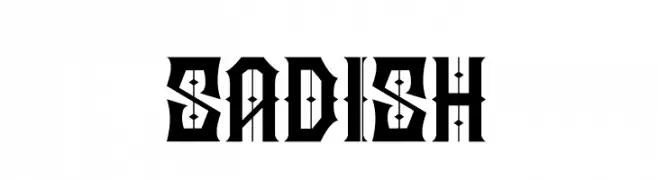 SADISH  baixar fontes gratis