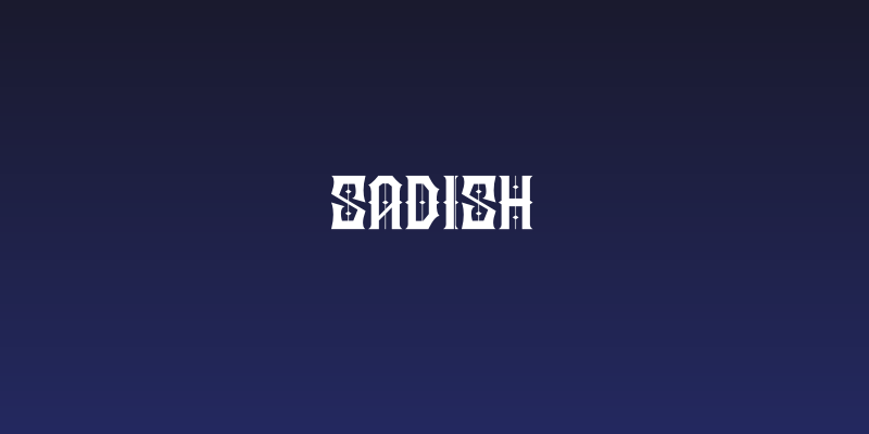 SADISH Social Header