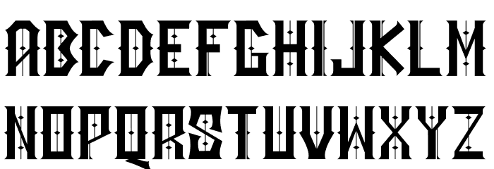 SADISH Font LOWERCASE
