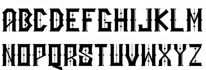 SADISH Font LOWERCASE