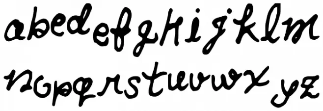 SAEnglishTeaParty 字体 小写