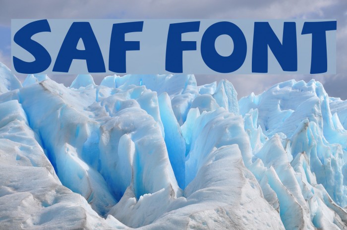 SAF Шрифта examples