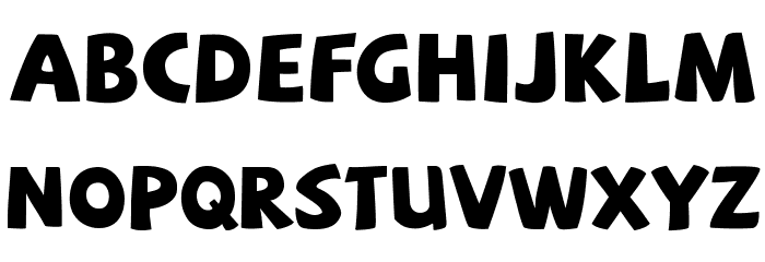 SAF Font LOWERCASE