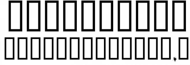 SAINT Font OTHER CHARS