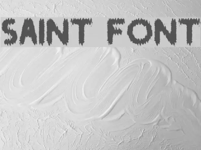 SAINT Font examples
