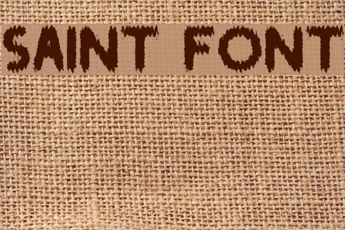 SAINT Font examples