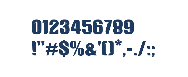 SAKALANGKONG Bold Other Characters