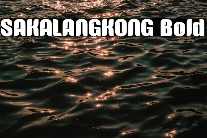 SAKALANGKONG Bold Example 1