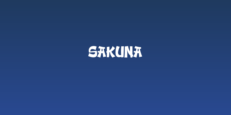 SAKUNA Social Header