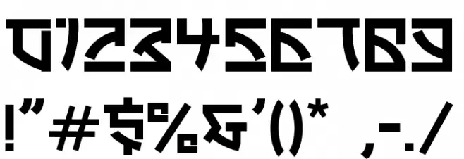 SAKURATA Font OTHER CHARS