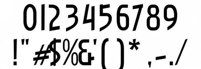 SALAMANDER Font OTHER CHARS