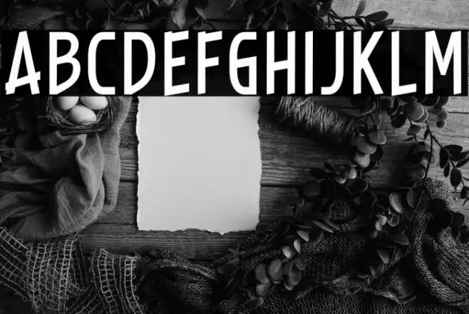 SALAMANDER Font examples