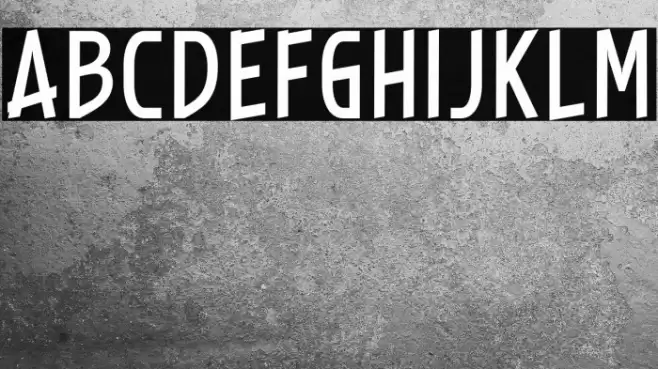 SALAMANDER Font examples