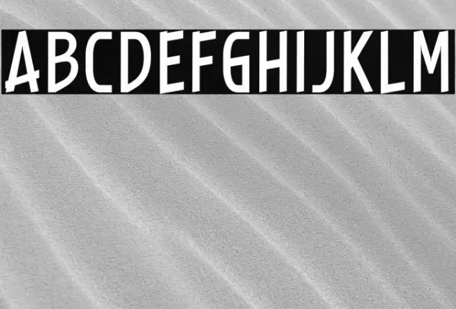 SALAMANDER Font examples