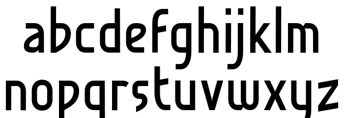 SALAMANDER Font LOWERCASE