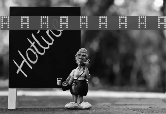 SALLYROSS Font examples