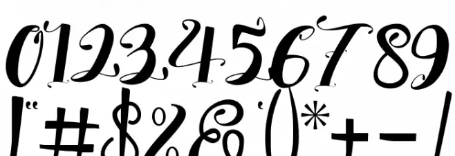 SALSABILLA Font OTHER CHARS