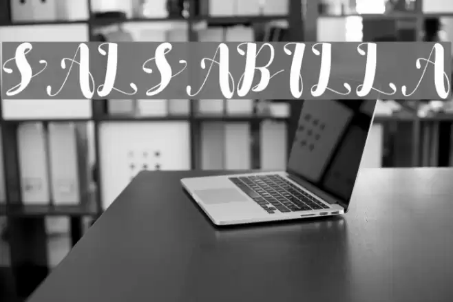 SALSABILLA Font examples