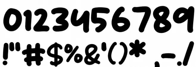 SALTED LEMONS Font OTHER CHARS