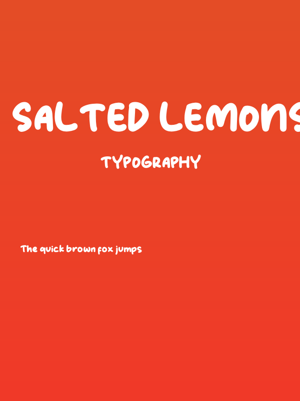SALTED LEMONS Poster