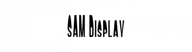 SAM Display  नि: शुल्क फ़ॉन्ट्स डाउनलोड