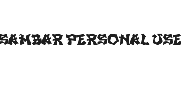 SAMBAR PERSONAL USE Logo