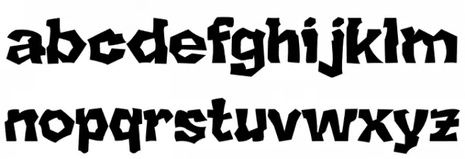 SAMBAR PERSONAL USE Font LOWERCASE
