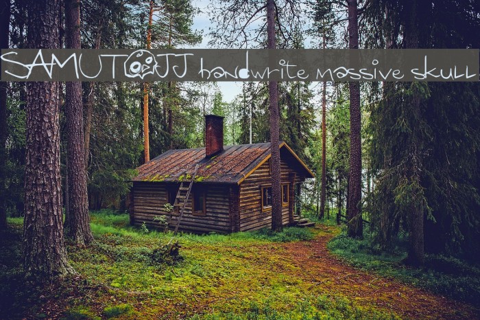 SAMUTOJJ handwrite massive skull Example 2