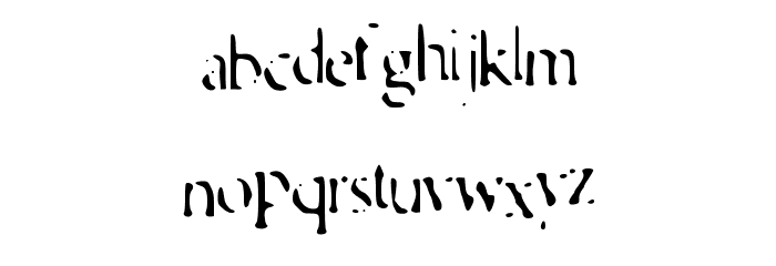 SAMixture Font LOWERCASE
