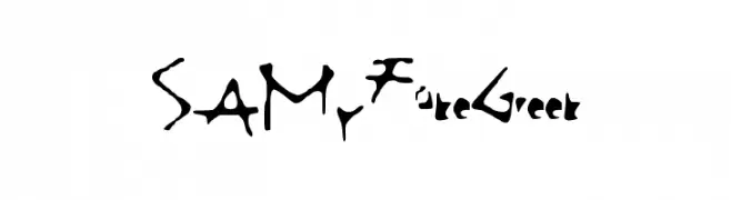SAMyFakeGreek  免费字体下载