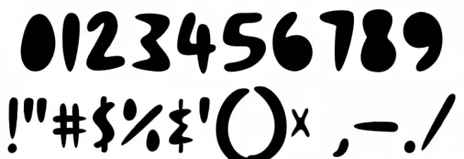 SANCHEZ Font OTHER CHARS