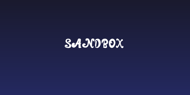 SANDBOX Social Header
