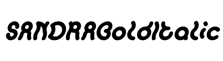 SANDRA Bold Italic  font caratteri gratis