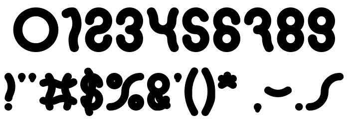 SANDRA Bold Font OTHER CHARS