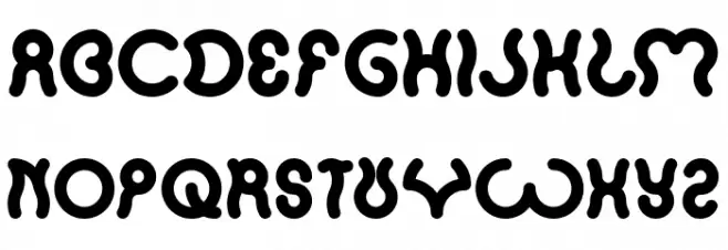SANDRA Bold フォント 大文字