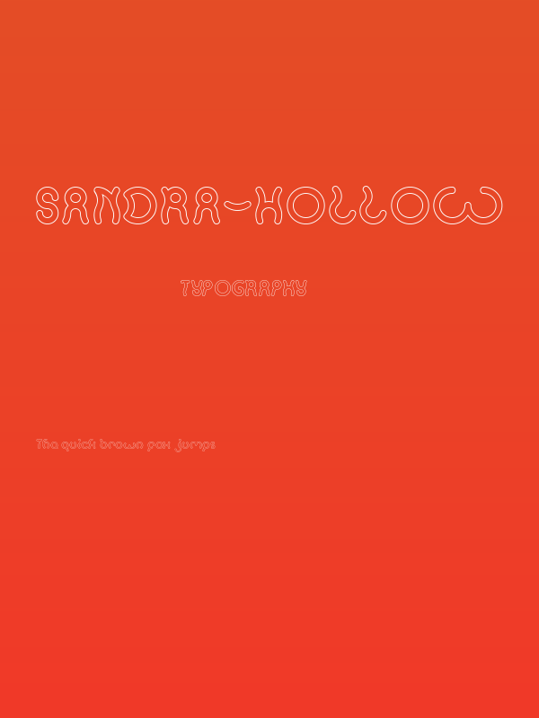 SANDRA-Hollow Poster