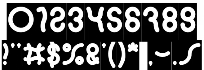 SANDRA-Inverse Font OTHER CHARS