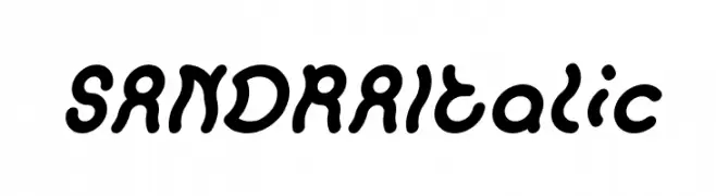 SANDRA Italic  baixar fontes gratis