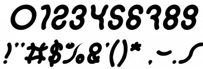 SANDRA Italic Font OTHER CHARS