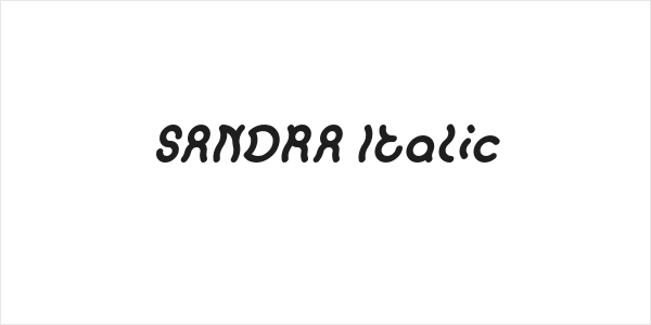 SANDRA Italic Logo