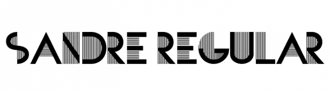 SANDRE-Regular  Descarca Fonturi Gratis