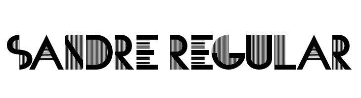 SANDRE Regular  Frei Schriftart Herunterladen