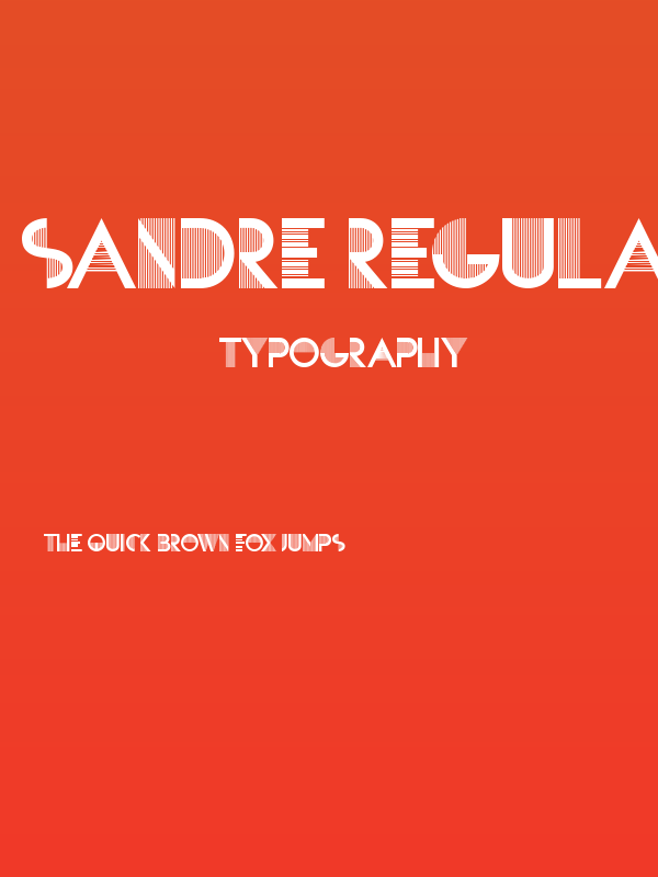 SANDRE Regular Poster