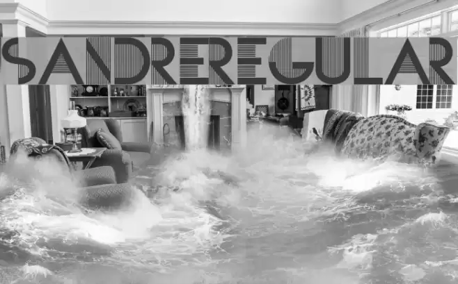 SANDRE-Regular Font examples