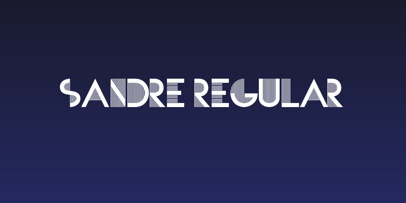 SANDRE-Regular Social Header