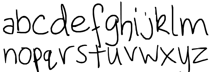 SANDWICHES FALL ZFRZOM THE SKY!! Font LOWERCASE