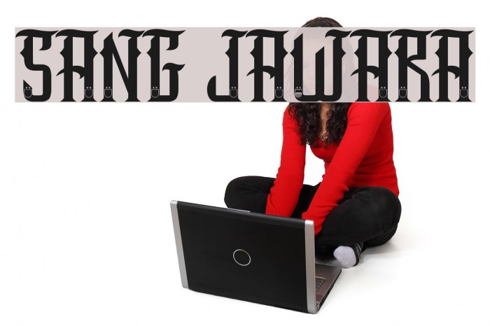 SANG JAWARA Font examples