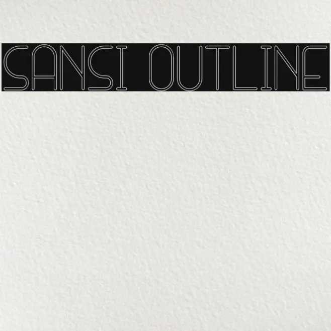 SANSI Outline Example 1