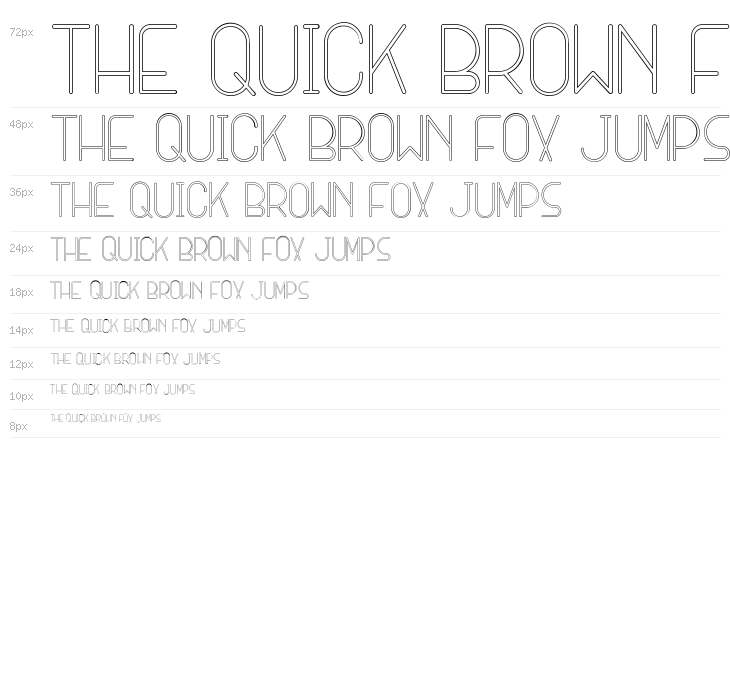 SANSI Outline Waterfall