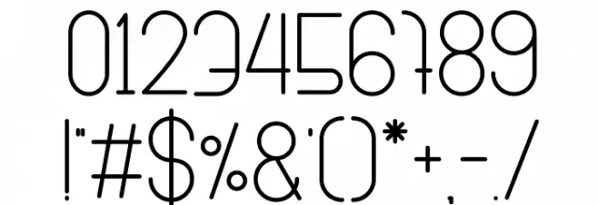 SANSI Font OTHER CHARS